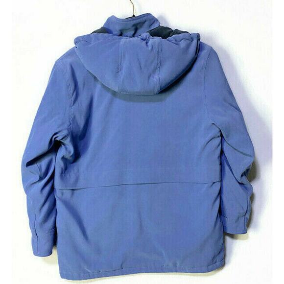 Shaver Lake Hooded Winter Coat Women's Medium Blue Mid-Length and Pockets - Picture 2 of 8